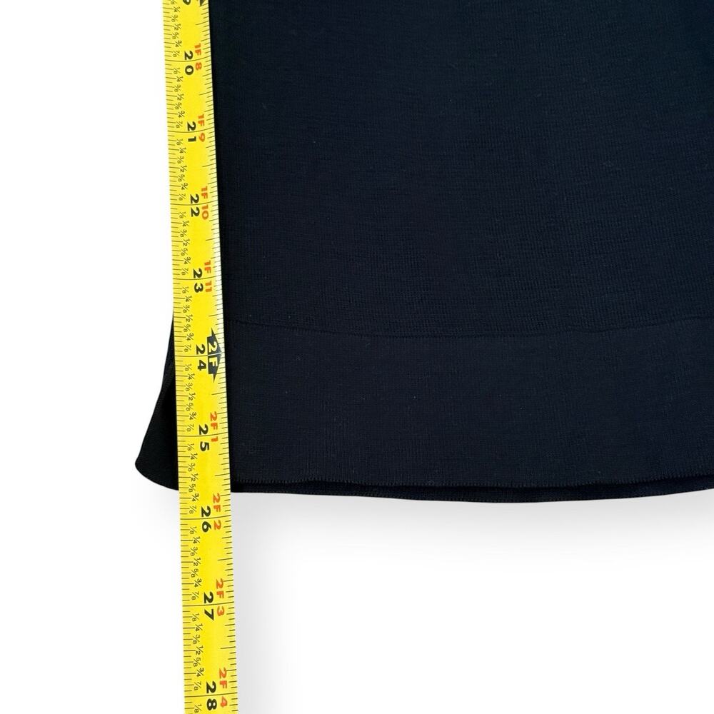 Ming Wang Black Pull On Pants Womens L Office Career Minimalist Quiet Luxury - Picture 9 of 9